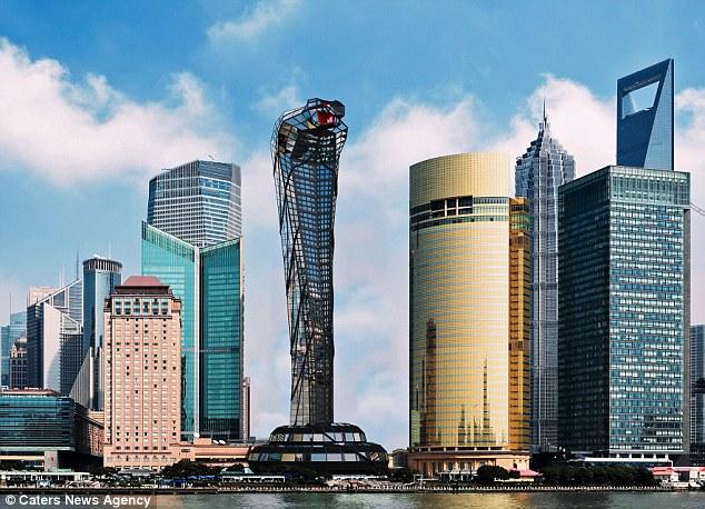 俄罗斯建筑师设计眼镜蛇塔 张大嘴做攻击状相似度极高