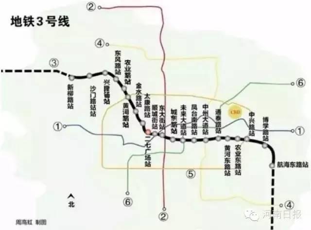 郑州地铁 1-17号线 站点名单，有经过你家门口吗？