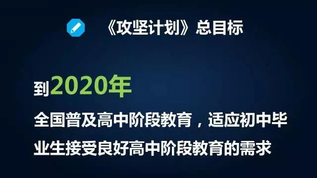 教育部：定了！到2020年普及高中阶段教育，这些孩子最有优势