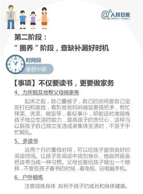 7.11人民日报特别发文：孩子暑假作息时间表最新公布，家长快收！只发一次！还不快收