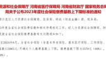 河南公布社会保险缴费基数上下限标准