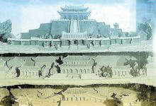 开封地下城叠城 黄河河床高出开封铁塔13米